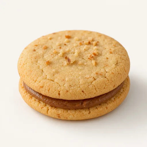 Galletas de almendra con relleno sin azúcar