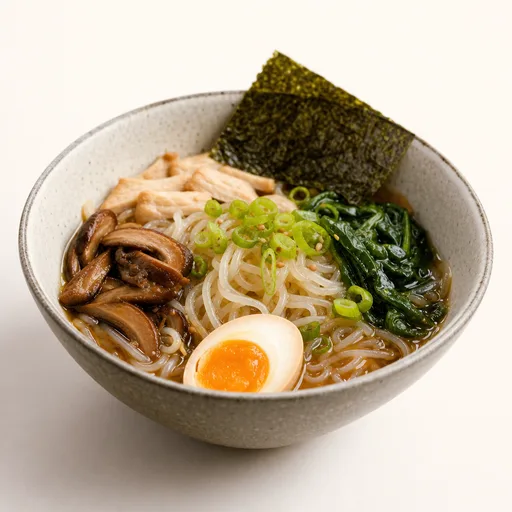 Ramen de fideos shirataki (konjac)