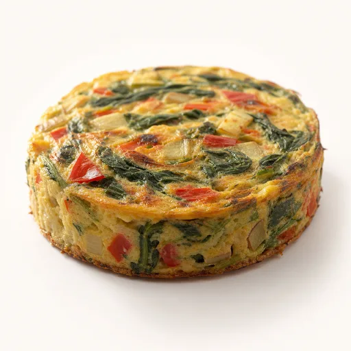 Tarta de verduras con base de almendra (frittata)